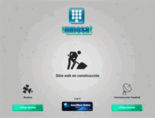 Tablet Screenshot of inmosat.com.mx